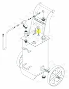Form Oil Sprayer Part - 1/4" Tee - Part #16