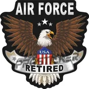 Air Force Retired Decal USA Flag Eagle Military ProSticker 253