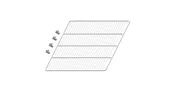 Arctic Air 65055K One Shelf and Four Mounting Clips, Fits Model AR23/AF23