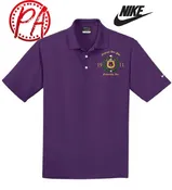 1911 Omega Psi Phi Crest Nike Dri-Fit Polo