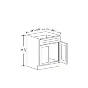 D1 | Natural Shaker Base Cabinets