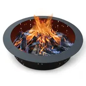 Black Round Fire Pit Insert