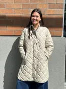 Adroit Atelier women Coat Putty L