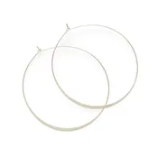 2" Classic Hoop Earrings in Silver