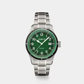 1858 Date 0 Oxygen - Green Dial On Bracelet