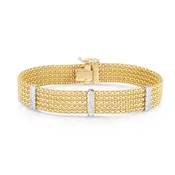 1/4ctw Diamond Bracelet 14k Yellow Gold