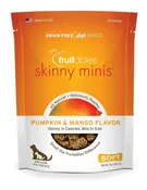 Fruitables Skinny Minis Pumpkin & Mango Soft & Chewy Dog Treats, 5-oz (Size: 5-oz)