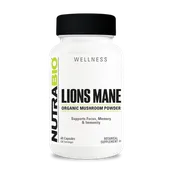 Lions Mane Organic Mushroom (500 mg) 60 Capsules