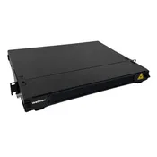 1U Sliding Fiber Patch Panel | 72 Fiber Capacity | LGX Compatible