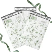 #000 Toile Floral SmileMail Poly Bubble Mailers: 4.25x8