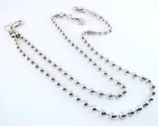Ball Chain Double Wallet Chain