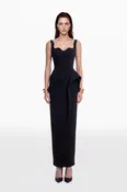 Asymmetric Draped Dress