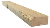 4" x 8.5" x 77" Resawn Wood Mantel