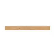 Encase Floating Natural Honey Stain Electric Fireplace Wood Mantel