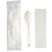 6” TPLA Set: (Spoon, Napkin) AS-PS-SN - SPECIAL ORDER ONLY