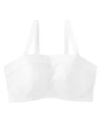 2-Way Cleavage Cover Side Support Lace Strapless Push-Up Bra (F-G-H Cup)