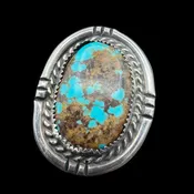 1 Stone Turquoise Ring - Size 10-1/4 - RVO1