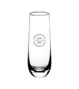 10 oz Custom Engraved Stemless Champagne Flute Glass