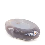 Agate 5.3 Inch 847 Gram Polished Crystal Bowl - Madagascar