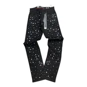 Arketype  Floral Pattern W/ All Over Rhinestone  Jeans [P546] for Men