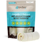 Beef Cheek Rolls for Dogs, 6-inch - 4-ct
