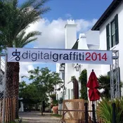 Banner w/hem and grommets