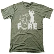 1, 2, 3, Fore Signature T-Shirt