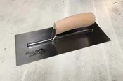 12 x 5 Finishing Trowel Wood Handle Square