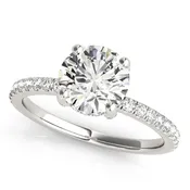Diamond Hidden Halo Ring