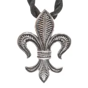 An Oak Fleur De Lis Pendant