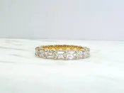 14k, custom diamond eternity band
