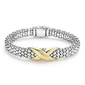 Two-Tone X Caviar Bracelet