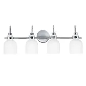 Maxim Four Light Bath Vanity in Polished Chrome from the Milk collection - 12334WTPC