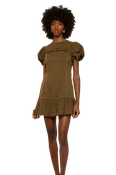 Adele Mini Dress, Ivy Green Denim