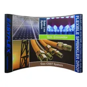 10ft Curved Frame Pop Up Display Graphic Only