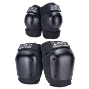 187 Killer Pads - Black Combo Pack - Adult Knee & Elbow Safety Gear Set