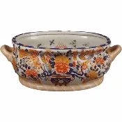 22” PORCELAIN FOOTBATH IMARI