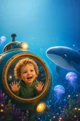 Personalized Under the Sea Children's Book