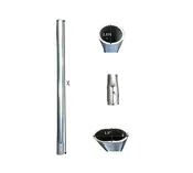 4ft Steel Pipe Stake Chrome 9 Gauge – Best Selling