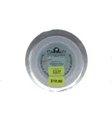 50 PC SILVER AND CLEAR PLATES