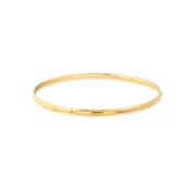 14k Gold Slip-On Tube Bangle