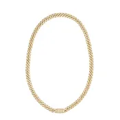 14K 9MM Cuban Diamond Woven Necklace