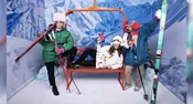 3-Person Powder Coated Replica Ski Chairlift Bench/Swing