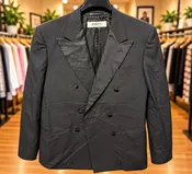 Baldessarini by Hugo Boss Black Double-Breasted Tuxedo Jacket
