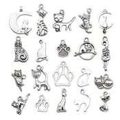 🐾 Purrfect Little Charms & Kitty Whimsy Charms 20 Pieces🐾