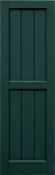 Atlantic Classic V-Groove Panel Shutter (2 pack)