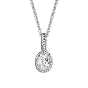 Colored Stone Pendants Silver