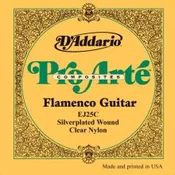 D’Addario EJ25C Composite Flamenco Silver Clr Nylon