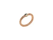 18k Rose Gold Black Diamond Ring