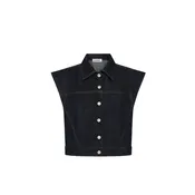 Batwing Denim Vest